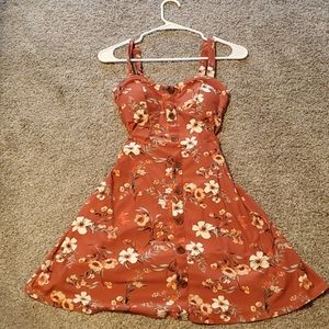 Floral mini dress